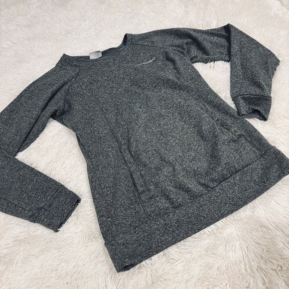 COLUMBIA marled gray woman’s pullover long sleeve w/pockets Size XS - Picture 1 of 10